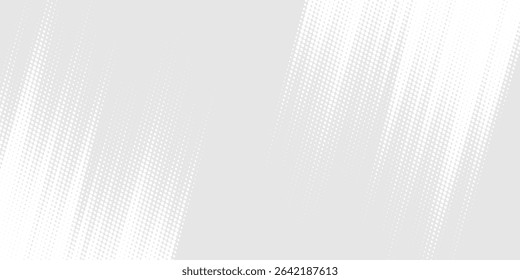 Dot white gray wave light technology texture background. Abstract big data digital  halftone