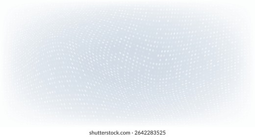 Dot white gray wave light technology texture background eps10