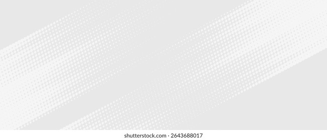 Dot white gray wave light technology texture background. Abstract big data digital concept.