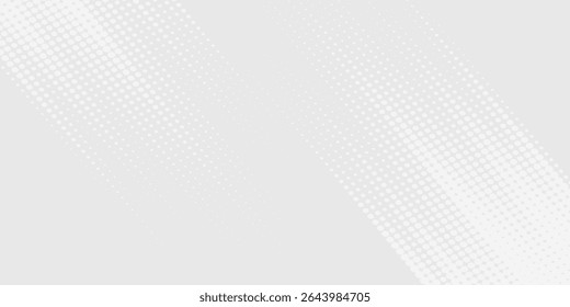 Dot white gray wave light technology texture background. Abstract big data digital concept. vector ilustration