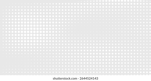 Dot white gray wave light technology texture background. Abstract big data digital concept modern dotted