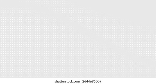 Dot white gray wave light technology texture background. Abstract big data digital concept.	