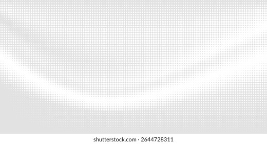 Dot white gray wave light technology texture background. Abstract big data digital concept.eps 10