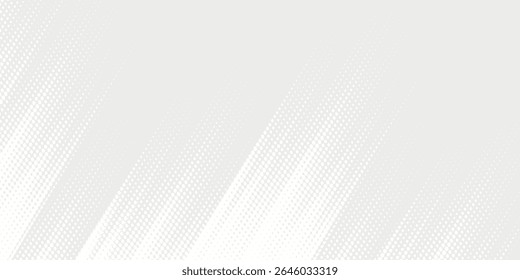 Dot white gray wave light technology texture background. Abstract big data digital concept.