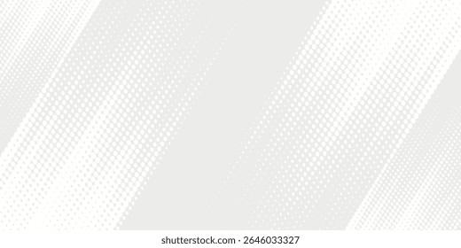 Dot white gray wave light technology texture background. Abstract big data digital concept.