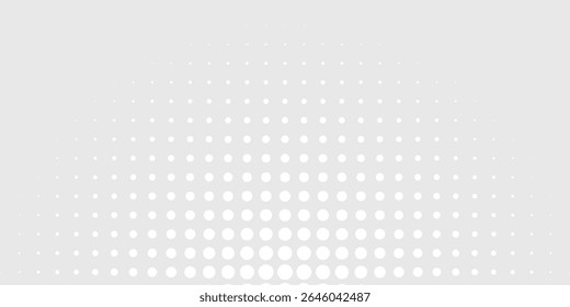 Dot white gray wave light technology texture background. Abstract big data digital concept design background. vector eps10