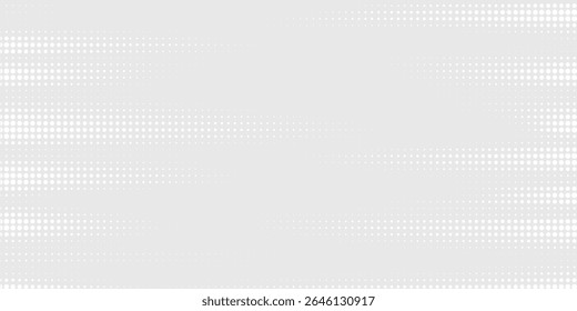 Dot white gray wave light technology texture background. Abstract big data digital concept.
