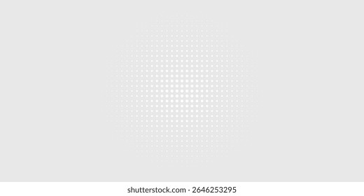 Dot white gray wave light technology texture background. Abstract big data digital concept.
