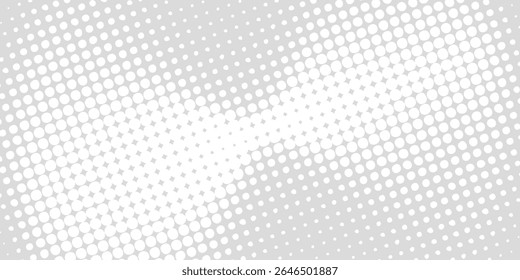 Fundo de textura da tecnologia da luz da onda cinza branca do ponto. Resumo conceito digital de big data moderno pontilhado
