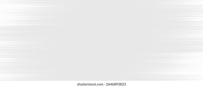 Dot white gray wave light technology texture background. Abstract big data digital concept.