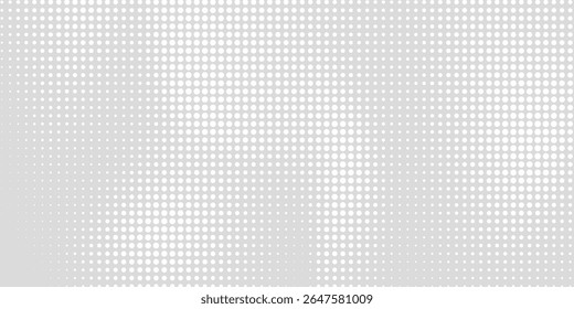 Dot white gray wave light technology texture background. Abstract big data digital concept modern dott sport