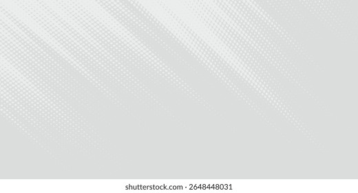 Fundo de textura da tecnologia da luz da onda cinza branca do ponto. Resumo conceito digital de big data.