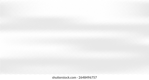 Dot white gray wave light technology texture background. Abstract big data digital concept.	