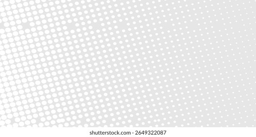 Dot white gray wave light technology texture background. Abstract big data digital concept.
