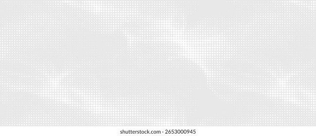 Dot white gray wave light technology texture background. Abstract big data digital concept. vector eps 10