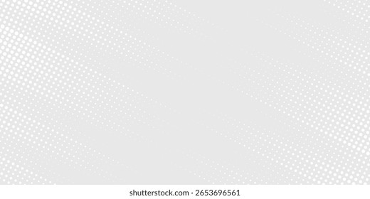 Dot white gray wave light technology texture background vector