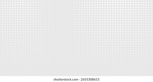 Dot white gray wave light technology texture background. halftone modern arts white background