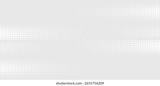 Dot white gray wave light technology texture background.