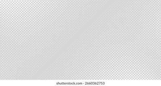 Dot white gray wave light technology texture background. halftone dotted arts