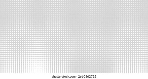 Fondo de textura de tecnología de luz de onda gris blanco. artes punteadas de semitono