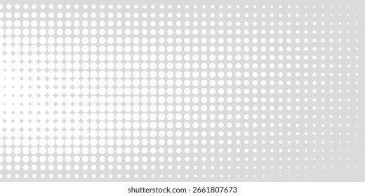 Dot white gray wave light technology texture background. Abstract big data digital concep modern dotted. Vector ilustration