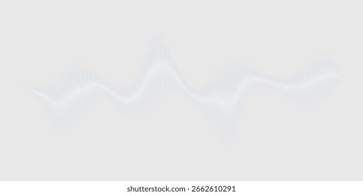 Fondo de textura de tecnología de luz de onda gris blanco. Concepto digital Abstractas de big data.	