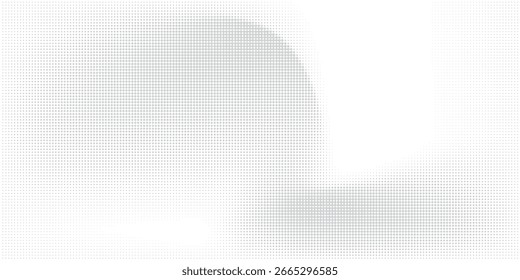 Dot white gray wave light technology texture style background. Abstract big data digital modern concept