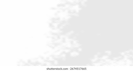 Dot white gray wave light technology texture background. Abstract big data digital concep modern grey