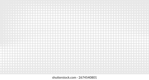 Punkt weiß grau Welle Licht Technologie Textur Hintergrund modern