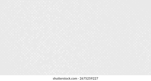 Fundo de textura de tecnologia de luz de onda cinza branco ponto. meio-tom moderno cobertura de textura pontilhada. Desenho animado pop art desbotado padrão de gradiente.