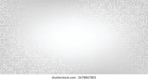 Dot white gray wave light technology texture background. Abstract big data digital concept. Eps 10
