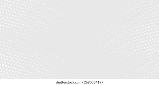 Fundo de textura da tecnologia da luz da onda cinza branca do ponto. Resumo conceito digital de big data moderno