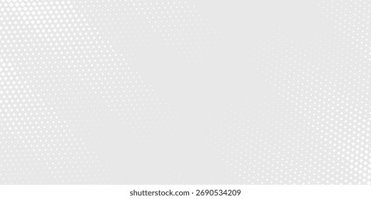 Fundo de textura da tecnologia da luz da onda cinza branca do ponto. Resumo conceito digital de big data moderno