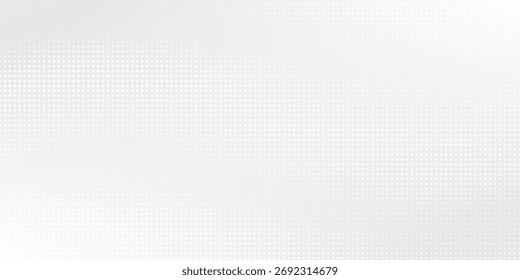 Punkt weiße graue Welle Licht Technologie Textur Hintergrund. Abstraktes Big Data Digitalkonzept.eps 10