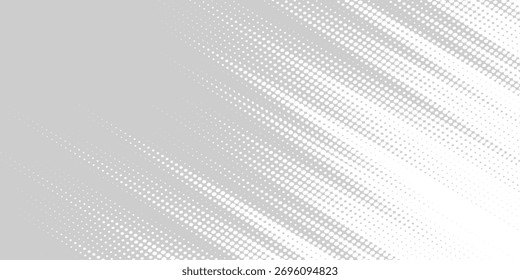Dot white gray wave light technology texture background. Abstract big data digital concept. modrn