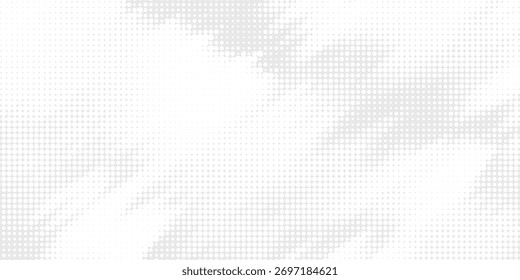 Dot white gray wave light technology texture background. Abstract big data digital concept. 