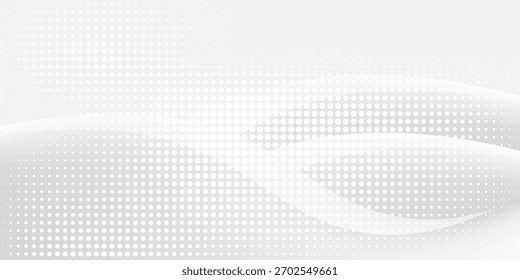 Fondo de textura de tecnología de luz de onda gris blanco. ilustración eps 10

