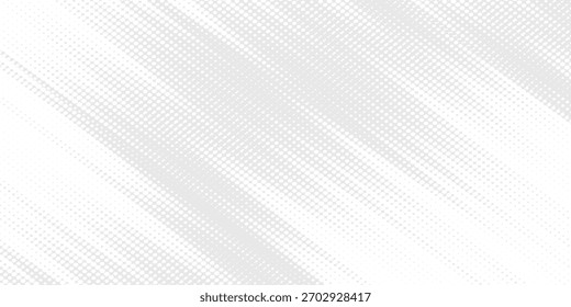Dot white gray wave light technology texture background. Abstract big data digital concep