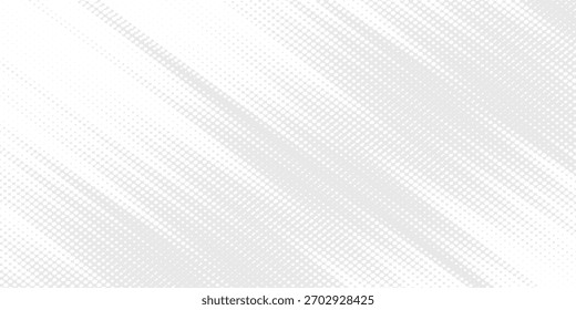 Fundo de textura da tecnologia da luz da onda cinza branca do ponto. Conceito digital abstrato de big data