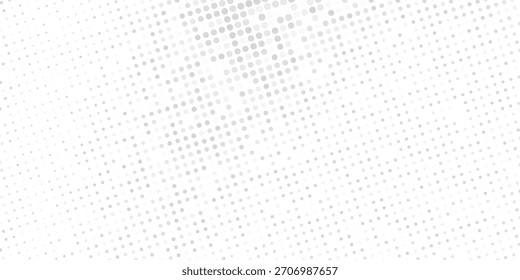 Fundo de textura da tecnologia da luz da onda cinza branca do ponto. Resumo conceito digital big data moderno cinza