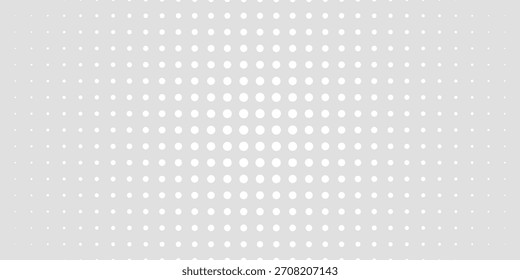 Dot white gray wave light technology texture background. Abstract big data digital concept.