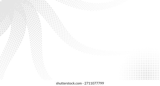 Fondo de textura de tecnología de luz de onda gris blanco. Vector abstracto moderno.