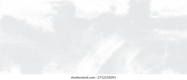 Dot white gray wave light technology texture background. Abstract big data digital concept.
