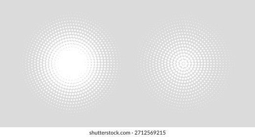 Fundo de textura da tecnologia da luz da onda cinza branca do ponto. Resumo conceito digital de big data moderno pontilhado.