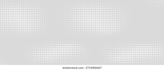 Punkt weiße graue Welle Licht Technologie Textur Hintergrund. Abstraktes Big Data Digitalkonzept.eps 10