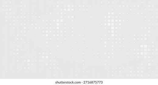 Dot white gray wave light technology texture background. Abstract big data digital concept. vector ilustration.