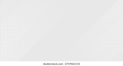 Fundo de textura da tecnologia da luz da onda cinza branca do ponto. Resumo conceito digital de big data.