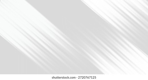 Fundo de textura da tecnologia da luz da onda cinza branca do ponto. Conceito digital abstrato de big data