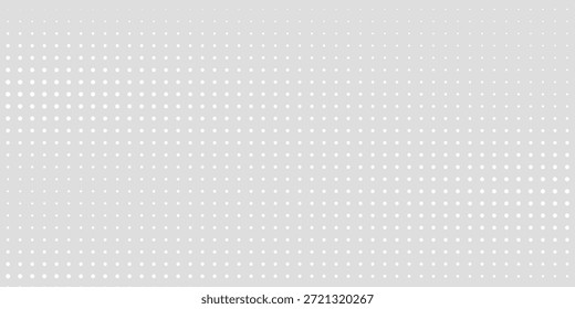 Punkt weiße graue Welle Licht Technologie Textur Hintergrund. Halbton, moderner Kunsthintergrund