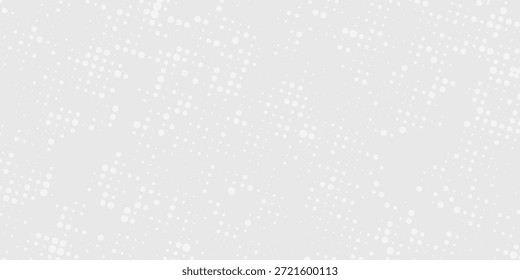 Dot white gray wave light technology texture background. Abstract big data digital concept.	